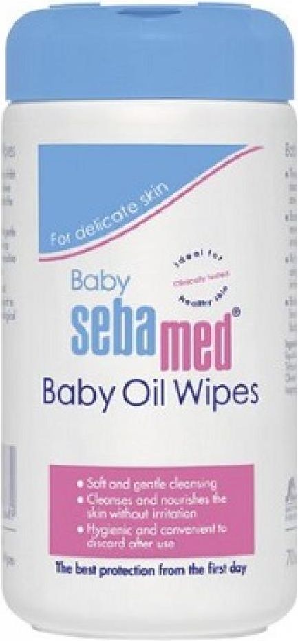 Sebamed Dětské olejové ubrousky 70 ks - obrázek 1