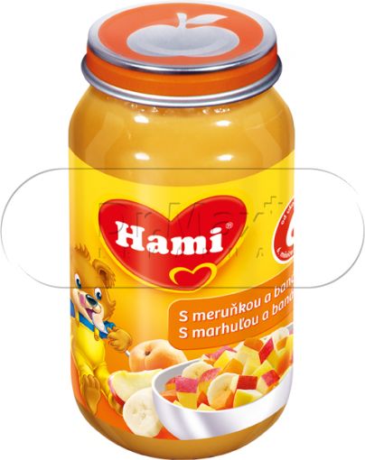HAMI Příkrm meruňka banán 200g 6M - obrázek 1