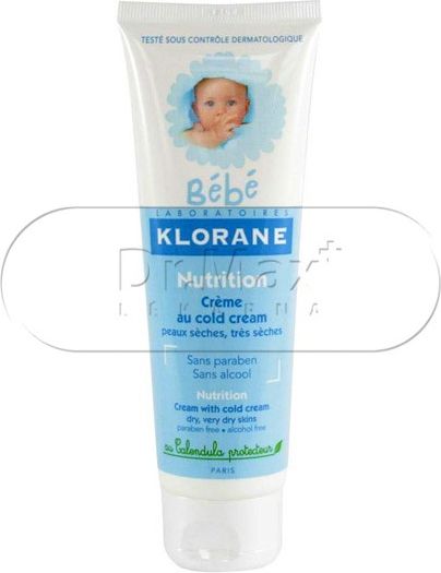 KLORANE BEBE výživný krém s cold creme 125ml - obrázek 2