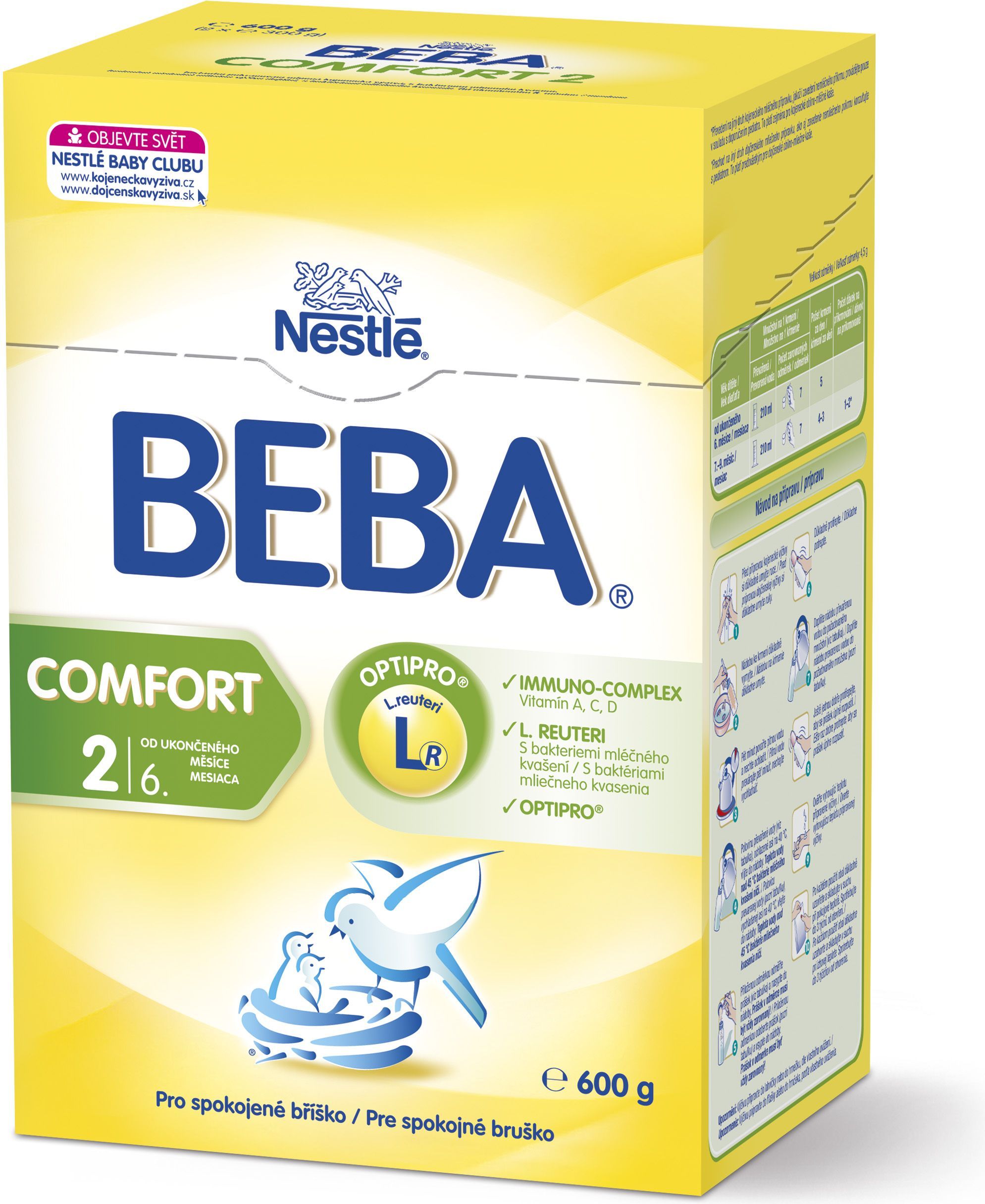Nestlé Beba COMFORT 2 600g - obrázek 1