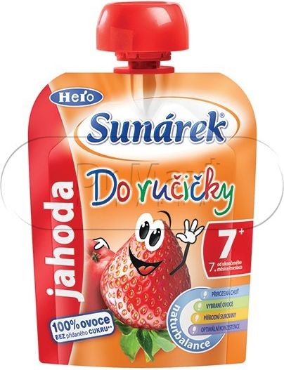 Sunárek Do ručičky S jahodami 90g - obrázek 3