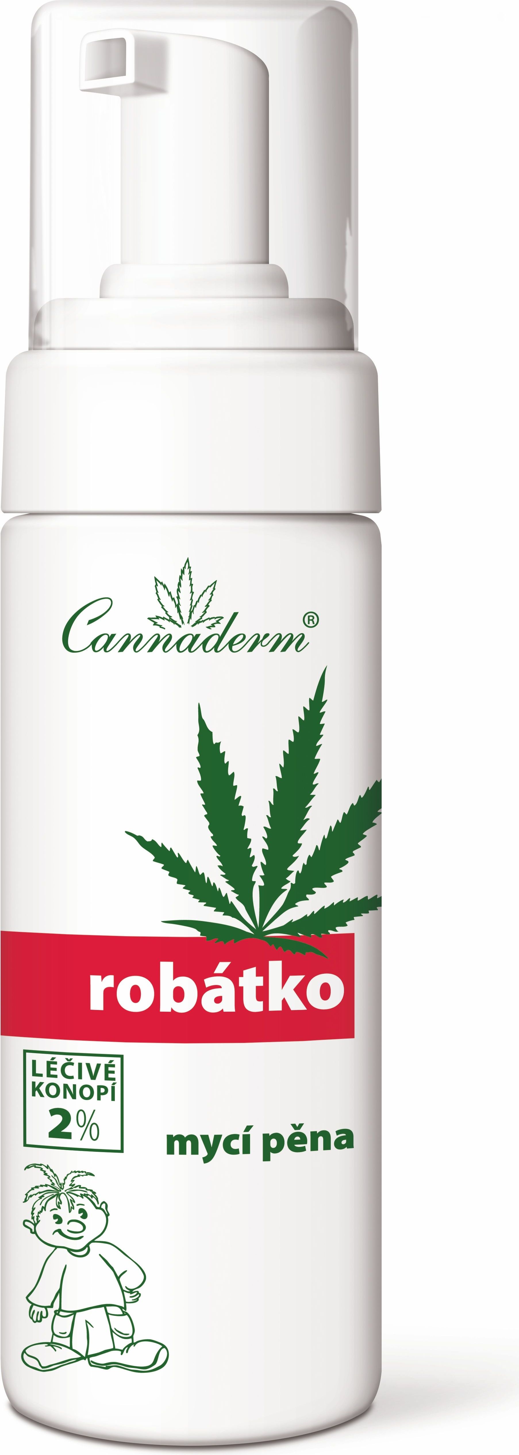 Cannaderm Robátko mycí pěna 180ml - obrázek 1