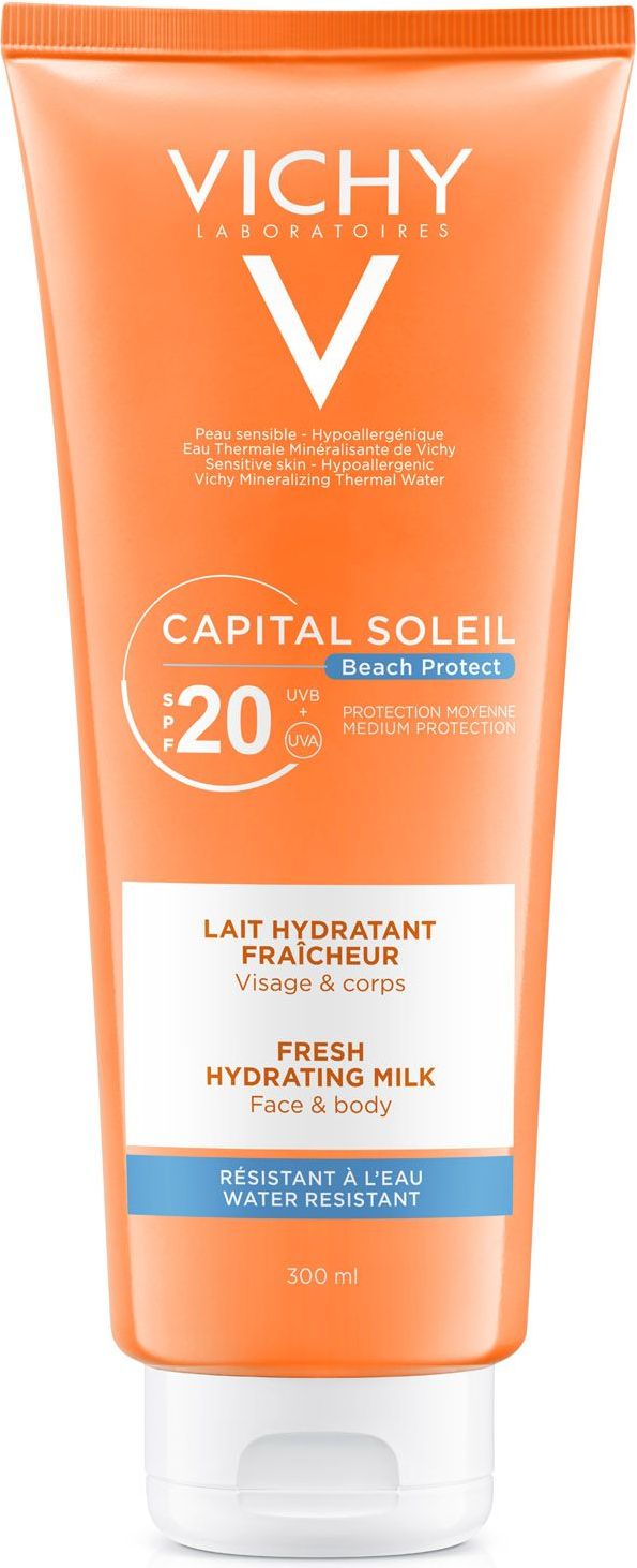 Vichy Ideál Soleil Ochranné mléko na obličej a tělo SPF 20 300 ml - obrázek 2