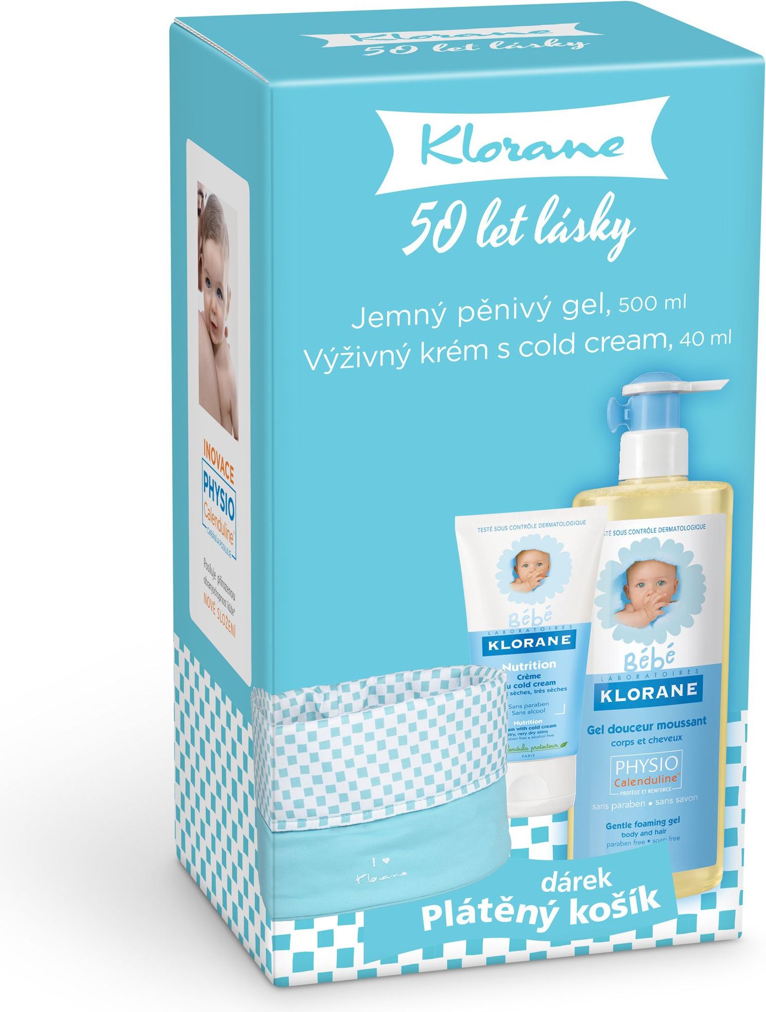 Klorane Bebe Xmass Jemny Penivy Gel 500ml Vyzivny Krem S Cold Cream 40ml Plateny Kosik Bembo Cz