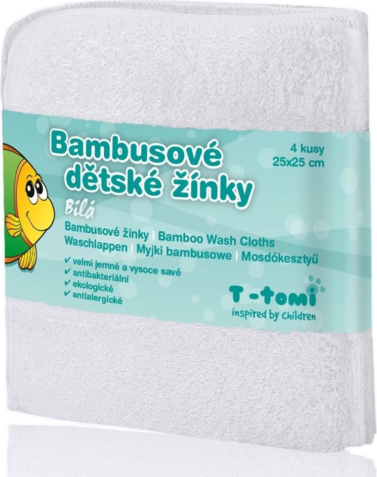 T-tomi Koupací žínky 4 ks bílá - obrázek 2