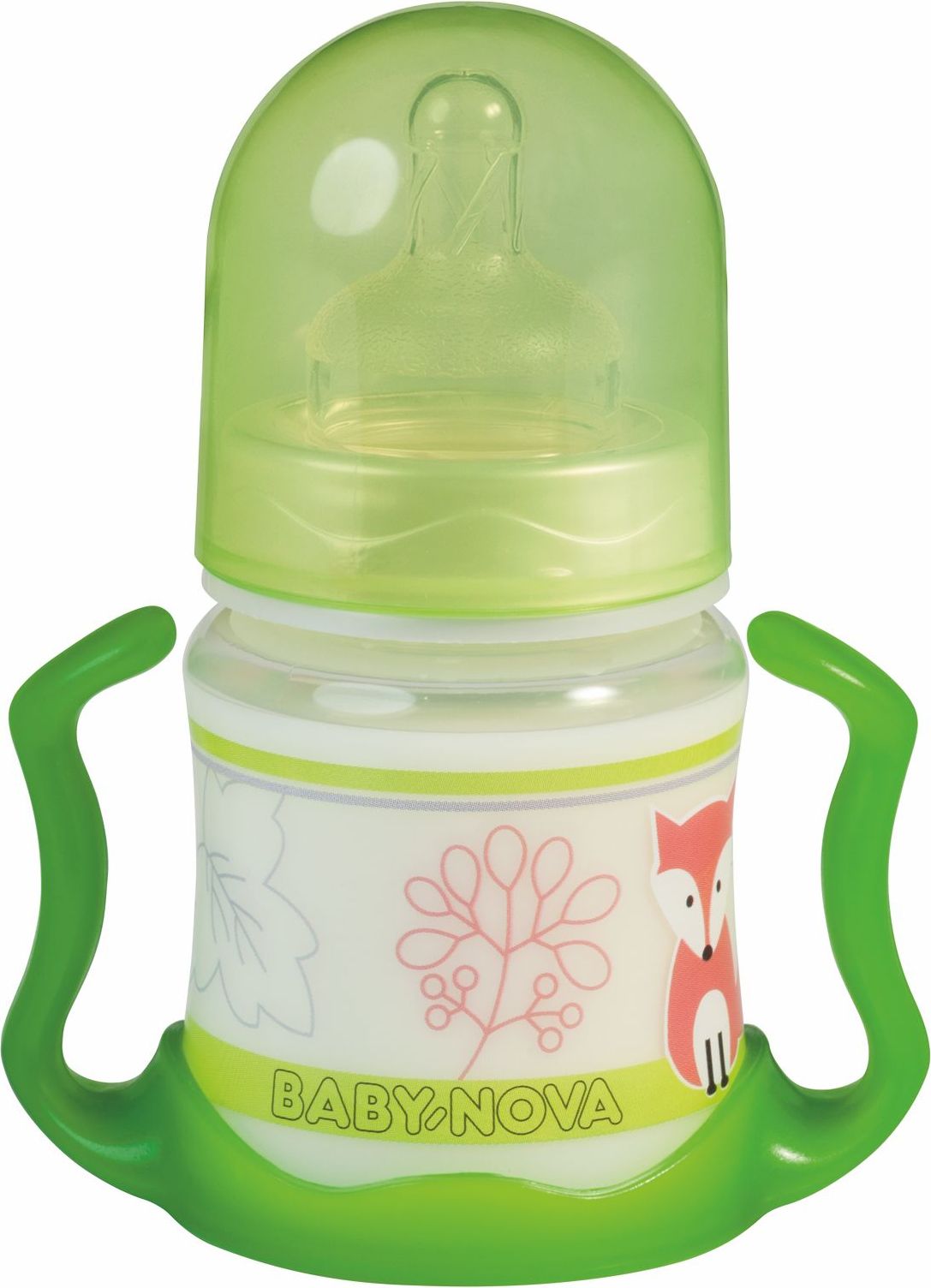 Baby Nova Lahev plastová široká s držákem 150 ml - obrázek 2