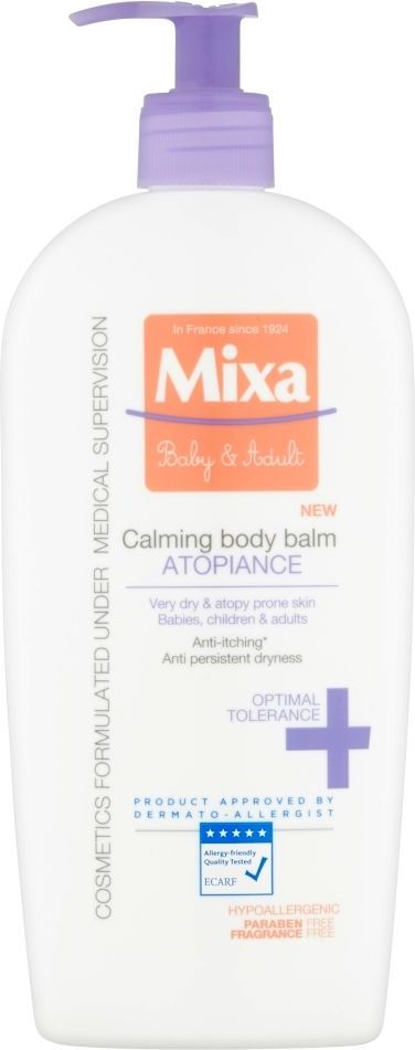 Mixa Baby & Adult Atopiance zklidňující tělové mléko 400 ml - obrázek 2