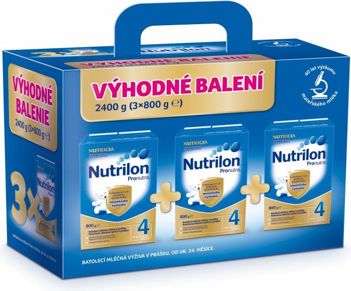 Nutrilon Pronutra 4 výhodné balení 3x800 g - obrázek 1