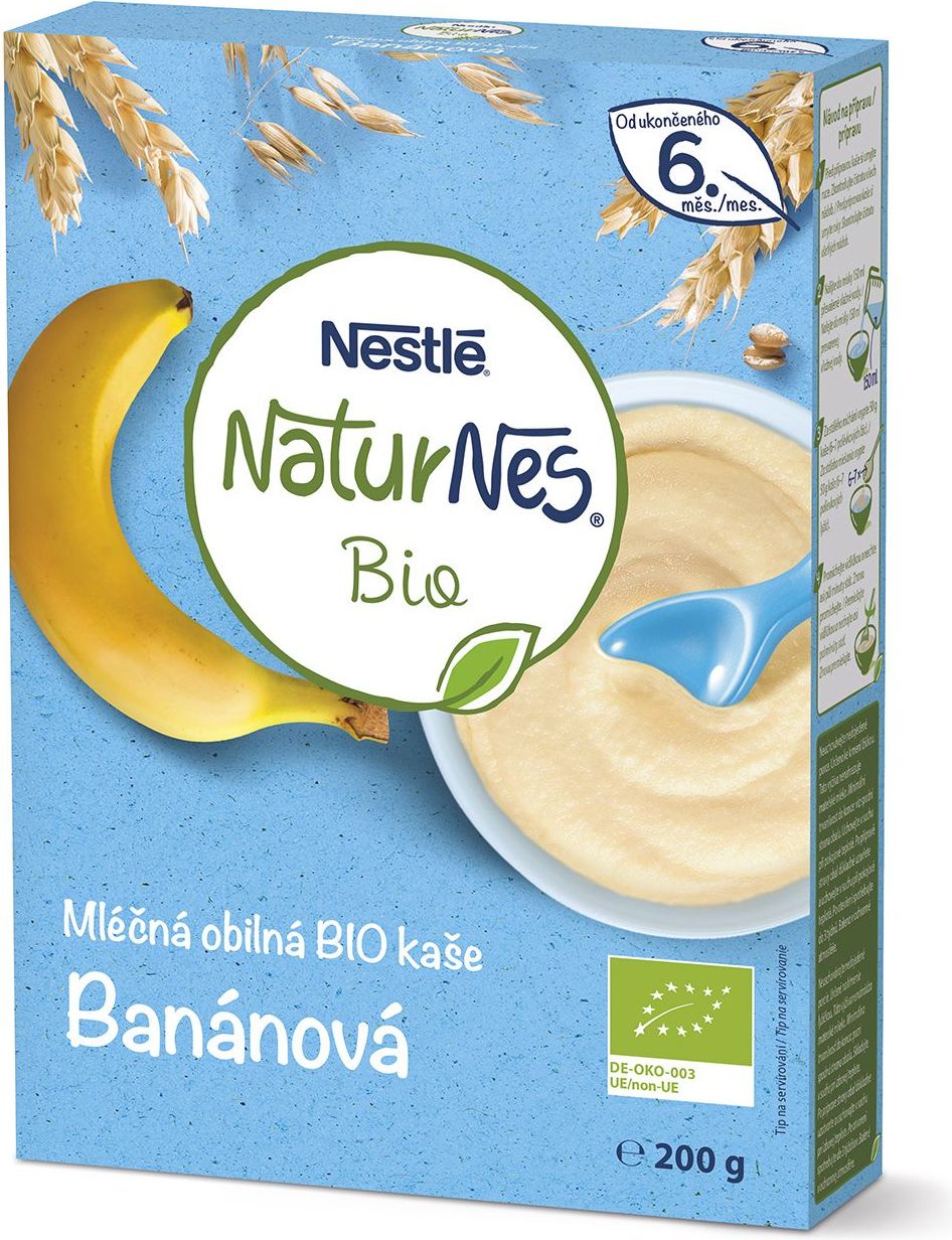 Nestlé BIO Mléčná kaše banánová 200 g - obrázek 2