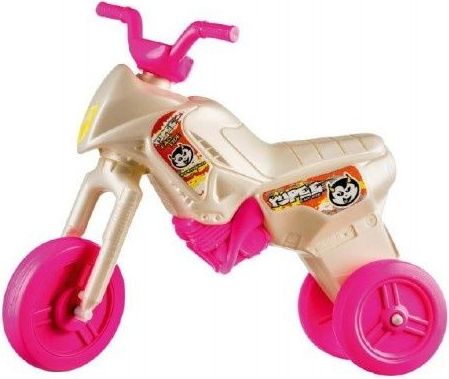 Teddies Odrážedlo Enduro Yupee bílé velké plast výška sedadla 31cm nosnost do 25kg 12m+ - obrázek 1