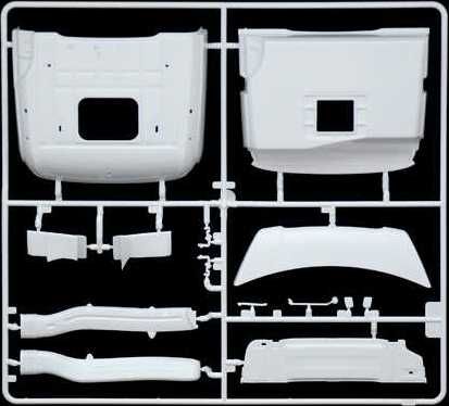 ITALERI Model Kit truck 3948 - Mercedes-Benz MP4 Big Space (1:24) - obrázek 3