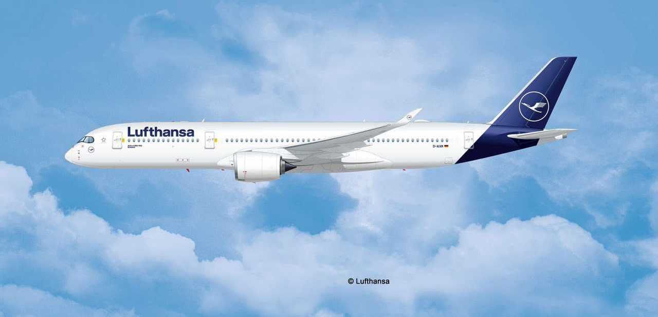 REVELL Plastic ModelKit letadlo 03881 - Airbus A350-900 Lufthansa New Livery (1:144) - obrázek 4