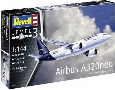 REVELL Plastic ModelKit letadlo 03942 - Airbus A320 Neo Lufthansa "New Livery" (1:144) - obrázek 1