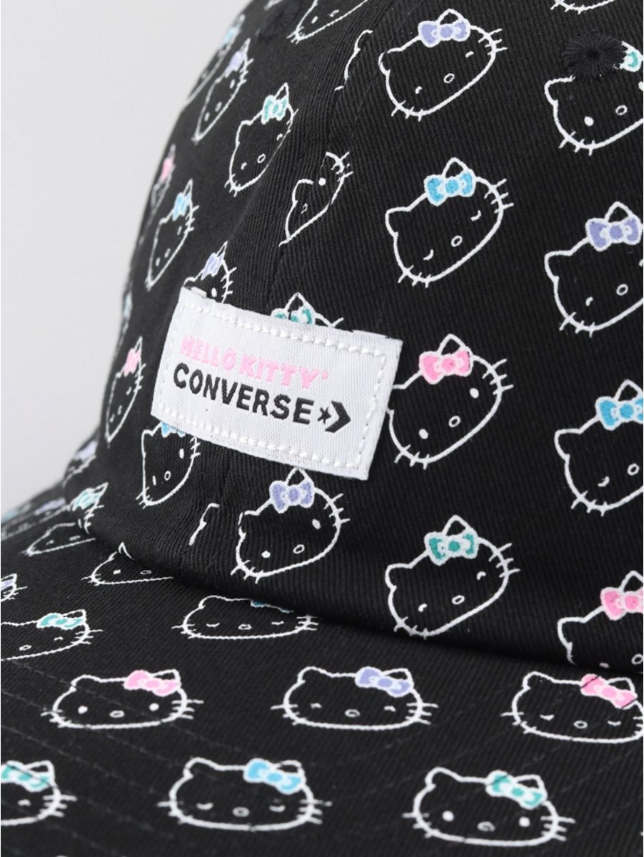 Converse Hello Kitty Flower Dad Cap černá jednotná - obrázek 2