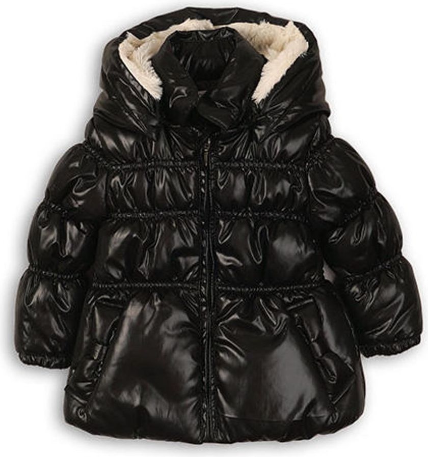 Minoti Bunda dívčí zimní Puffa, Minoti, TWIST 13, černá - 86/92 - obrázek 1