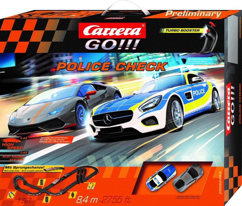 Carrera Autodráha GO 62463 Police Check - obrázek 1