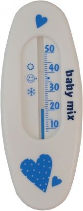 Dětský teploměr do vaničky Baby Mix bílý, Bílá - obrázek 1