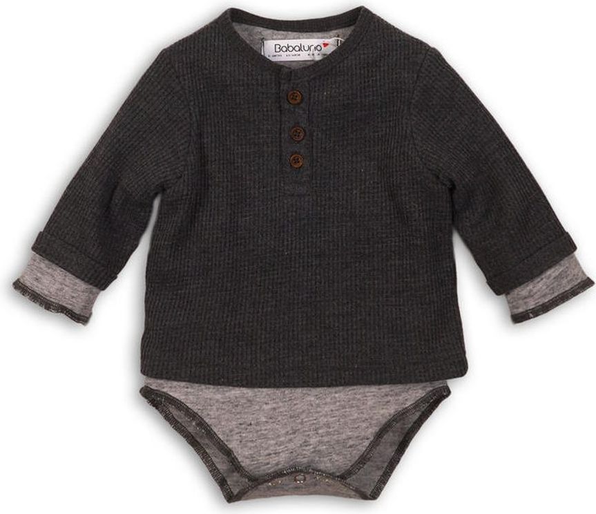 Minoti Body kojenecké bavlněné dvojitý rukáv, Minoti, WILD 9, kluk - obrázek 1