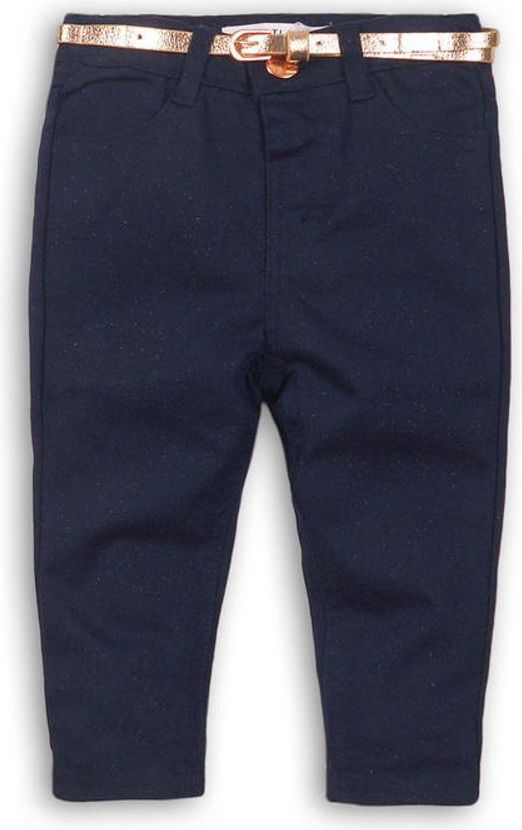 Minoti Kalhoty dívčí elastické s páskem, Minoti, ODYSSEY 6, modrá - 80/86 - obrázek 1