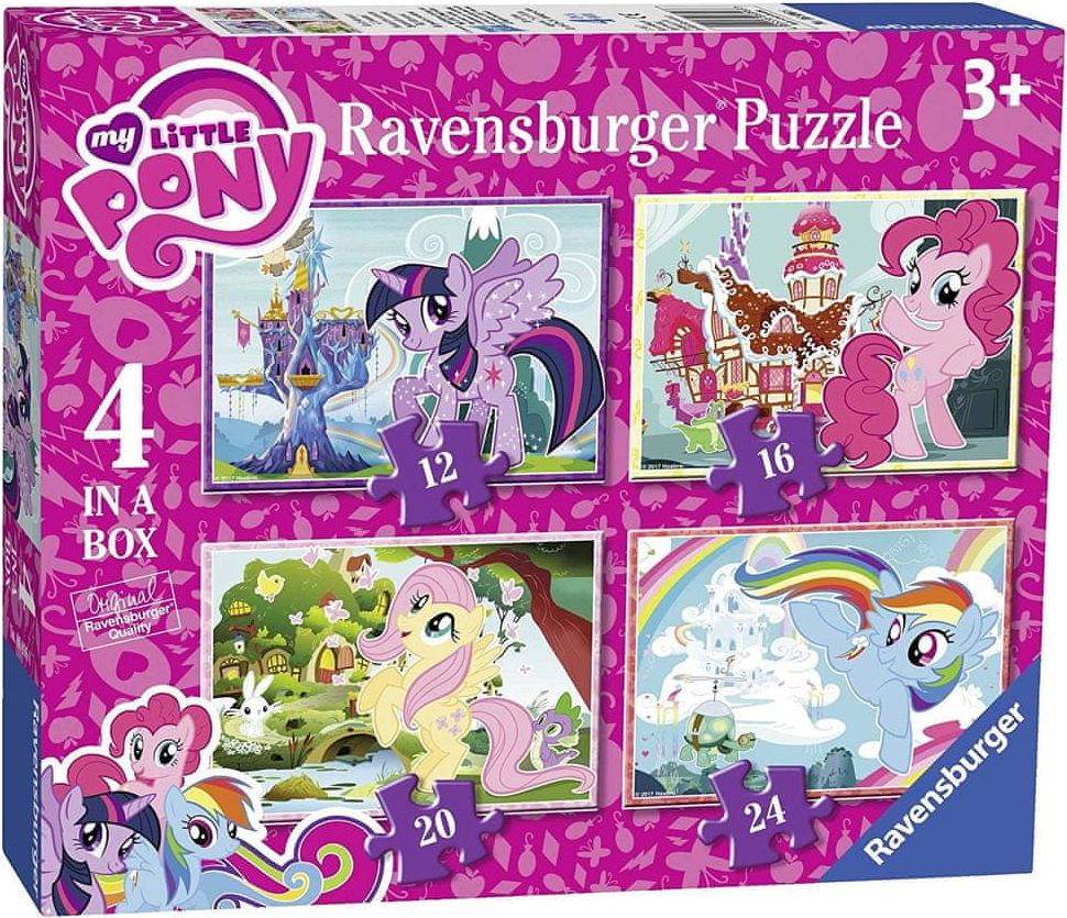 RAVENSBURGER My Little pony 4v1 12,16,20,24 dílků - obrázek 1