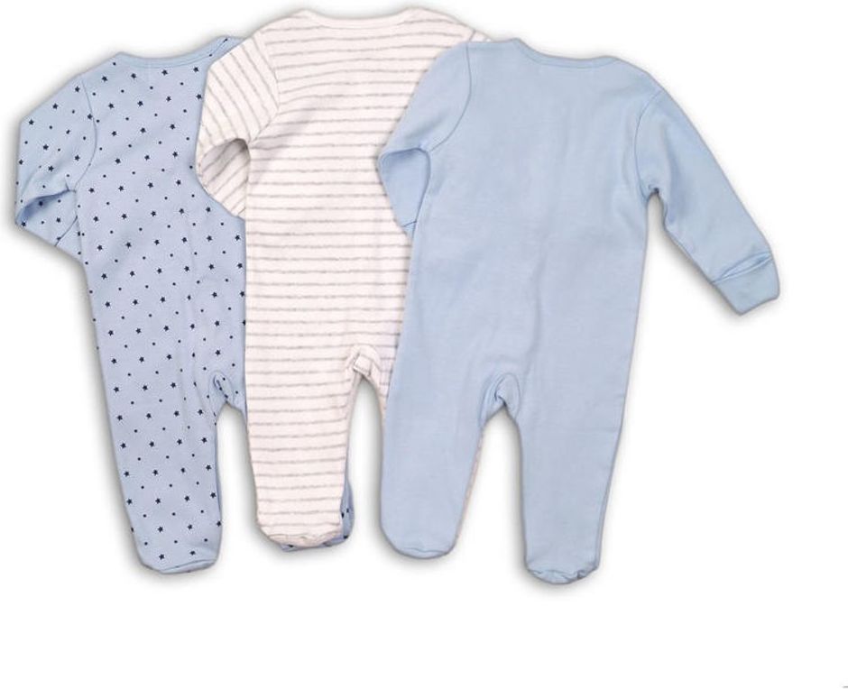 Minoti Overal kojenecký 3pack, Minoti, B BASIC 1, kluk - obrázek 2