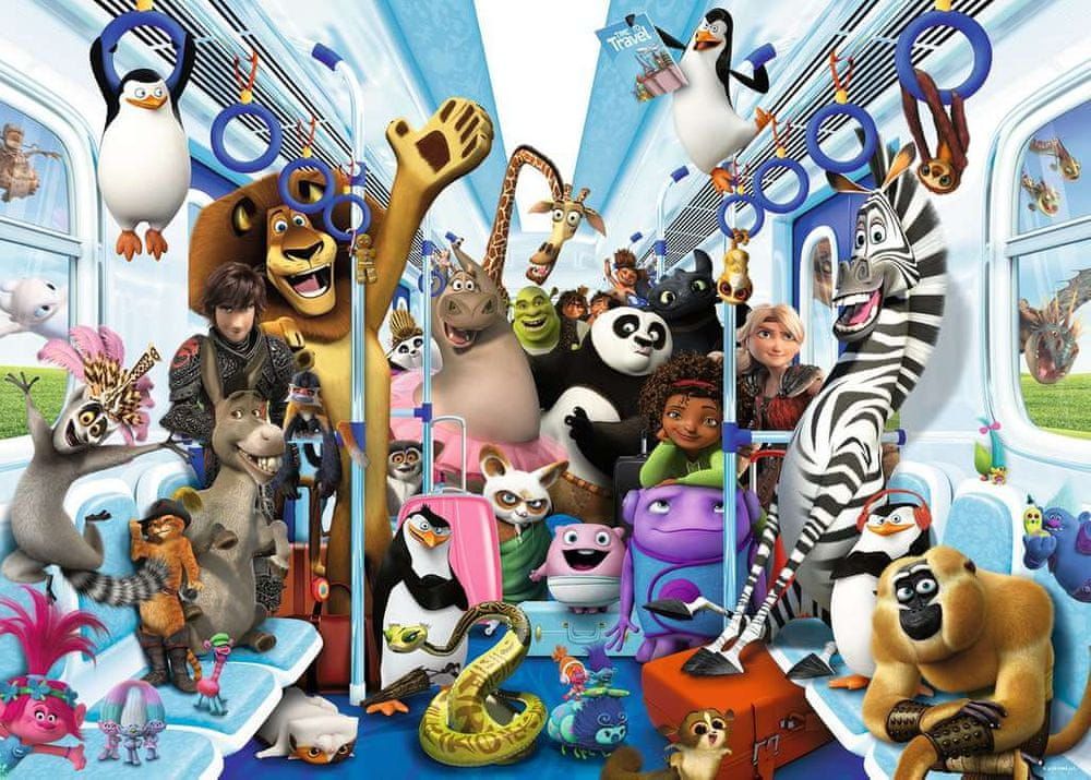 Ravensburger Puzzle 1000 dílků DreamWorks - obrázek 1