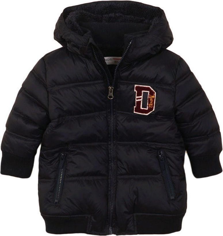 Minoti Bunda chlapecká zimní Puffa, Minoti, SCHOOL 11, černá - 104/110 - obrázek 1