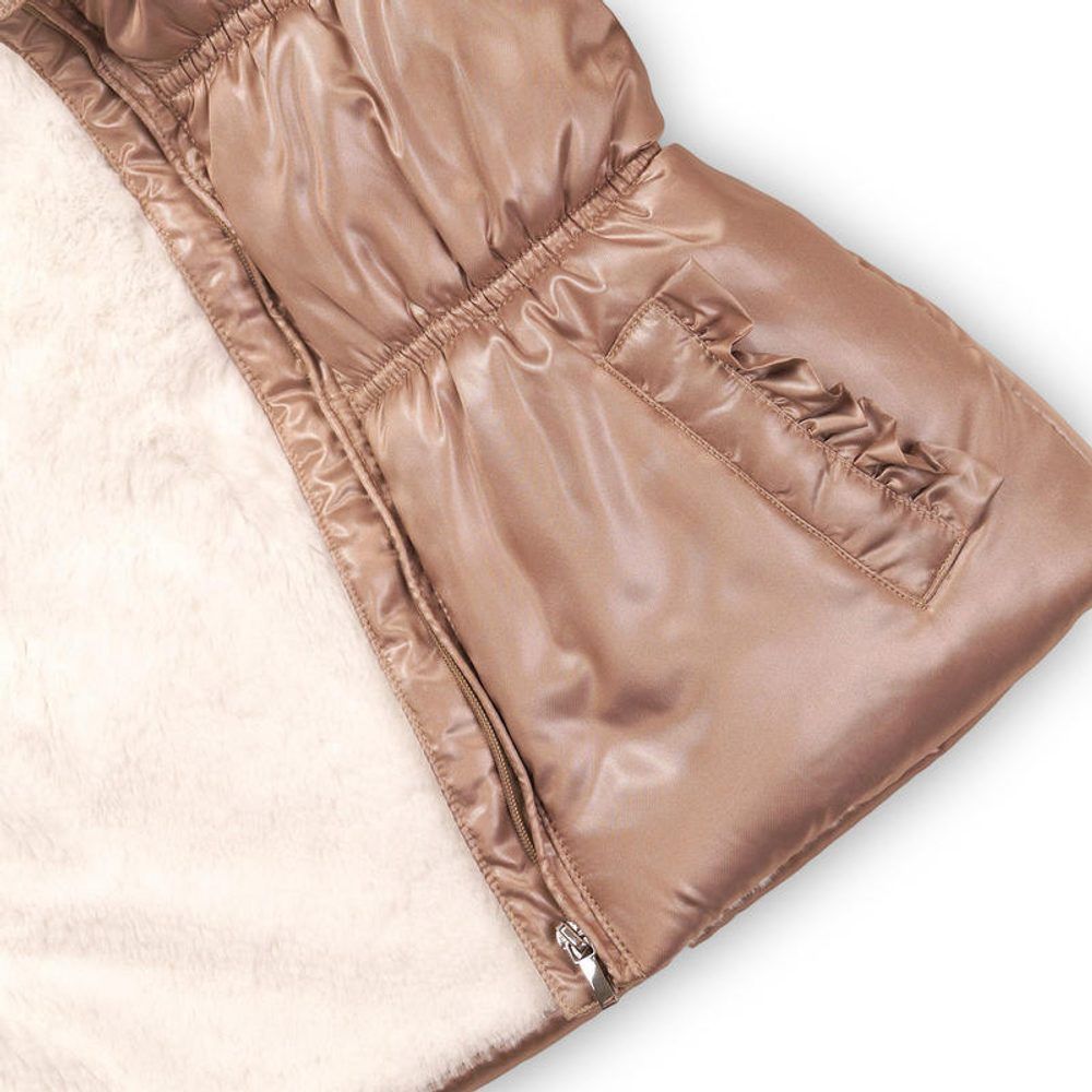 Minoti Bunda dívčí zimní Puffa, Minoti, ENCHANTED 13, hnědá - 92/98 - obrázek 2