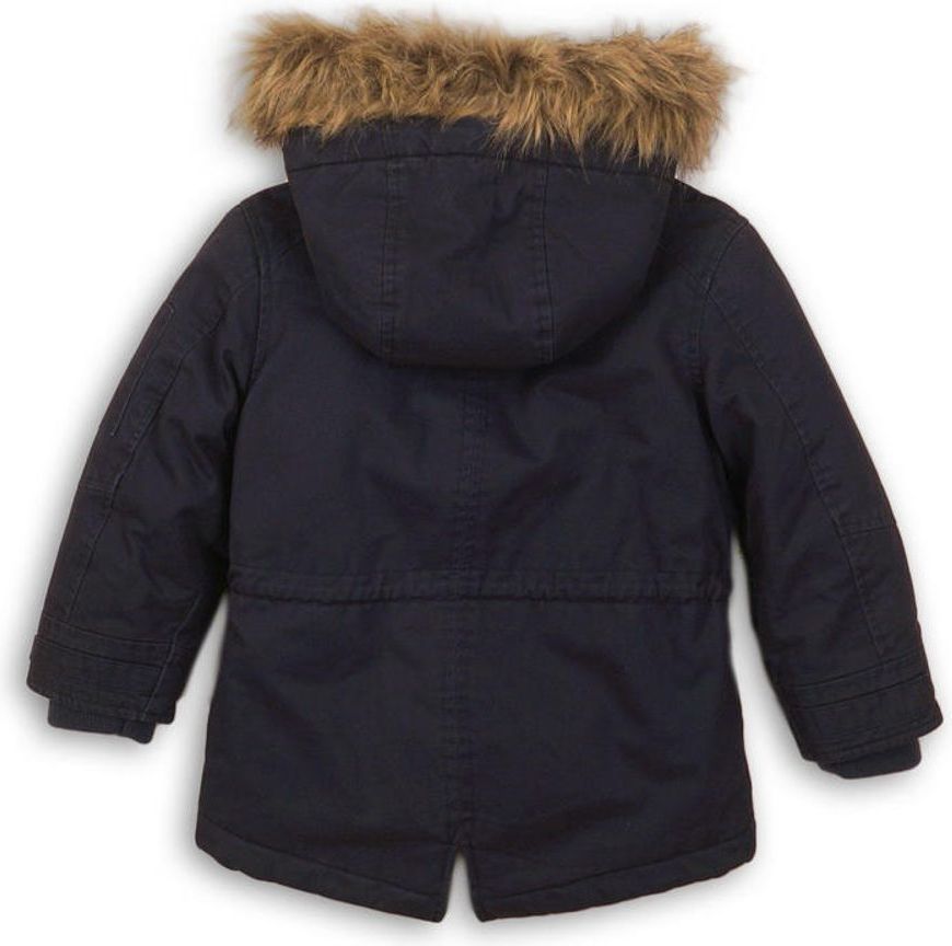 Minoti Kabát chlapecký Parka podšitý chlupem, Minoti, REV 8, modrá - obrázek 3