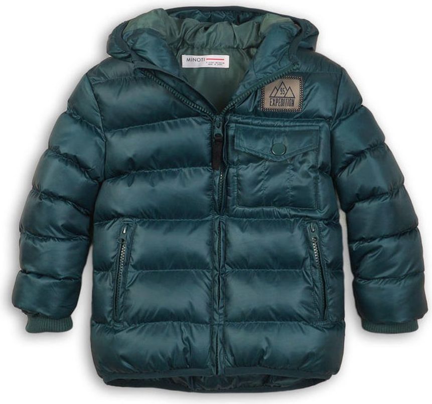 Minoti Bunda chlapecká zimní Puffa, Minoti, EXPO 1, zelená - 140/146 - obrázek 1