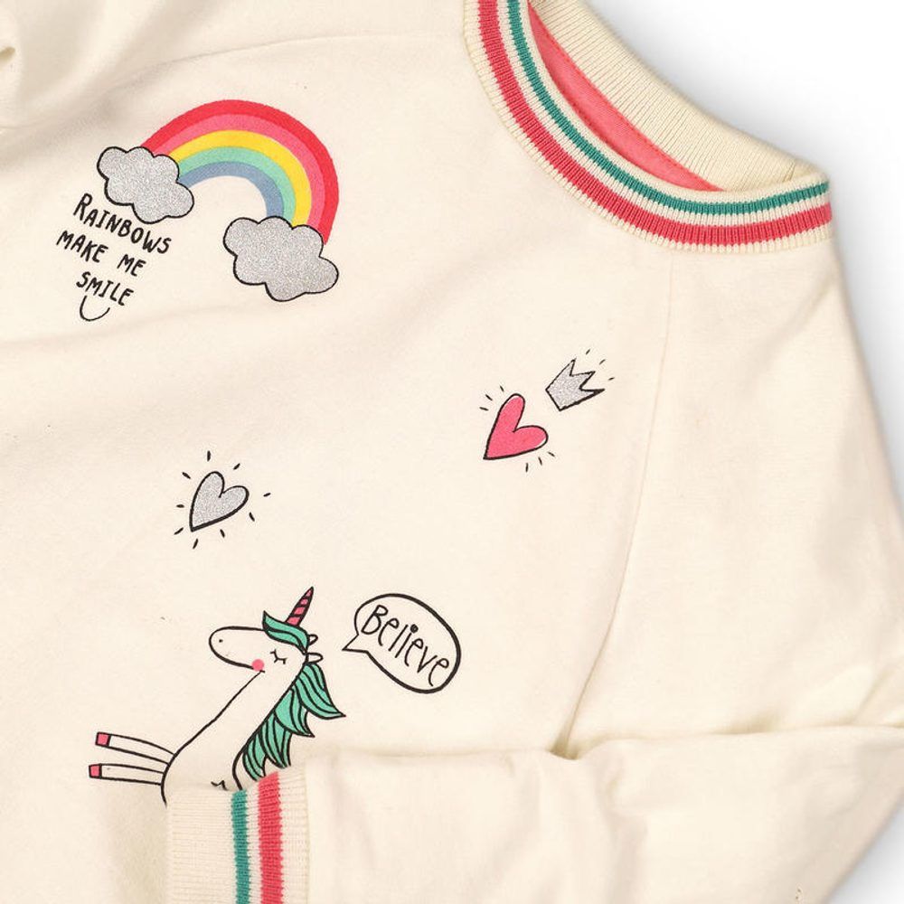 Minoti Mikina dívčí, Minoti, UNICORN 1, holka - obrázek 2