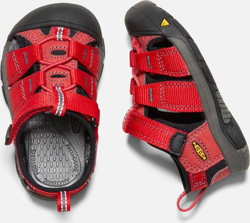 Keen Dětské sandály NEWPORT H2 INF, ribbon red/gargoyle, Keen, 1021496, červená - 22 - obrázek 2