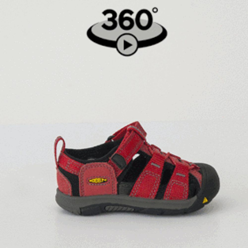 Keen Dětské sandály NEWPORT H2 INF, ribbon red/gargoyle, Keen, 1021496, červená - 22 - obrázek 4