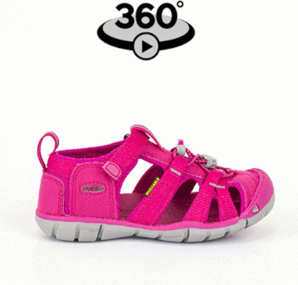 Keen Dětské sandály SEACAMP II CNX JR, hot pink, Keen, 1020699, růžová - 39 - obrázek 2