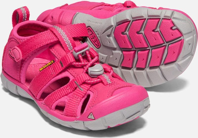 Keen Dětské sandály SEACAMP II CNX JR, hot pink, Keen, 1020699, růžová - 39 - obrázek 3