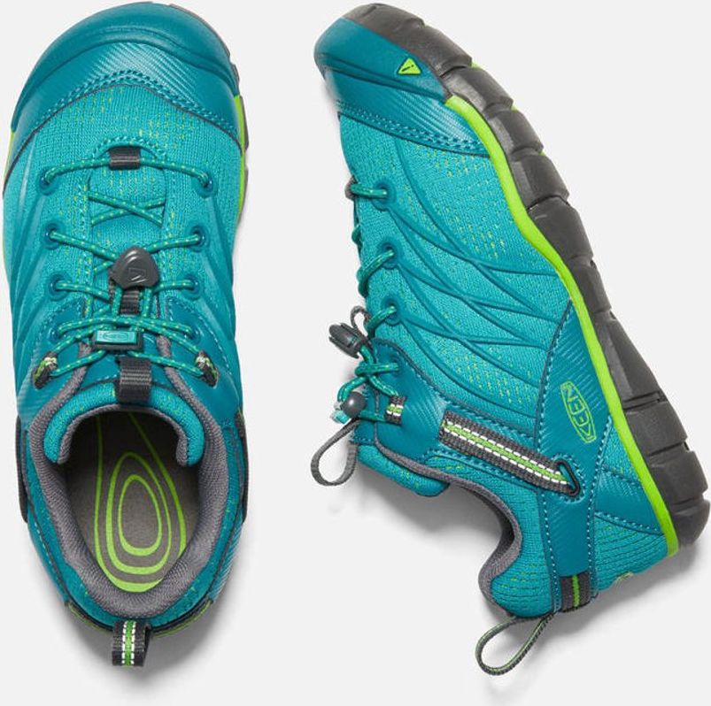 Keen Outdoorové boty CHANDLER CNX JR, tahitian tide/bright green, Keen, 1020654, modrá - 38 - obrázek 2