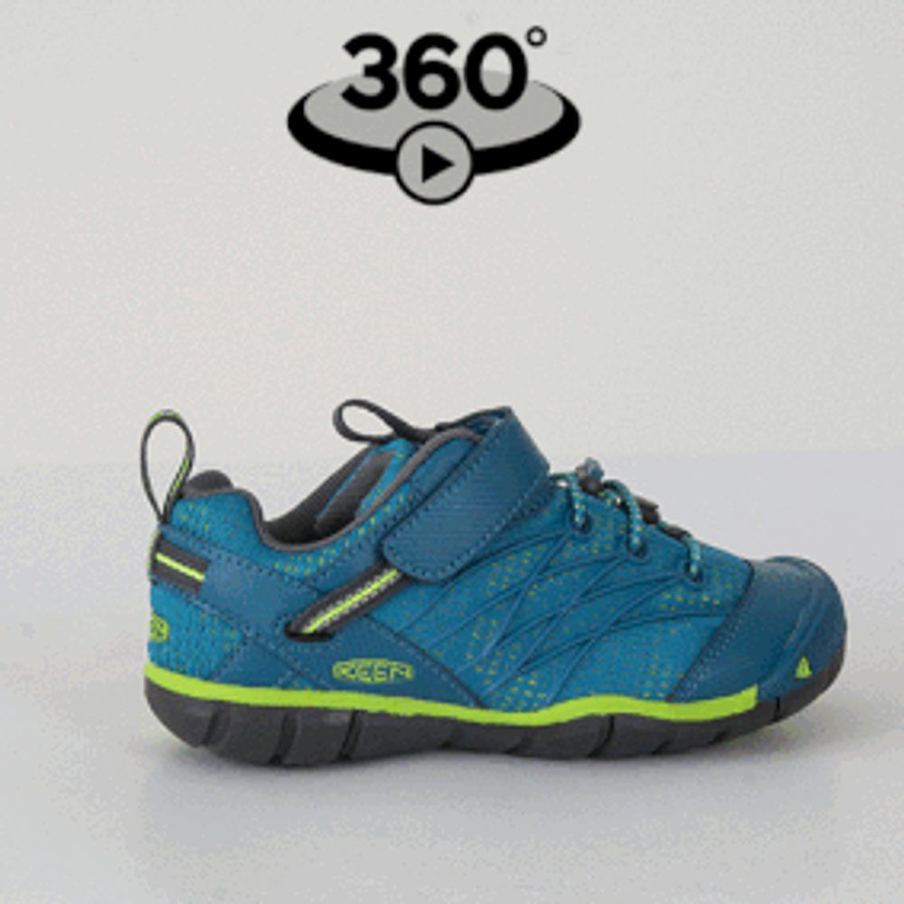 Keen Outdoorové boty CHANDLER CNX JR, tahitian tide/bright green, Keen, 1020654, modrá - 38 - obrázek 4