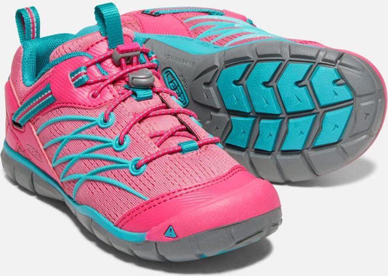 Keen Outdoorové boty CHANDLER CNX JR, bright pink/lake green, Keen, 1020653, růžová - 38 - obrázek 3