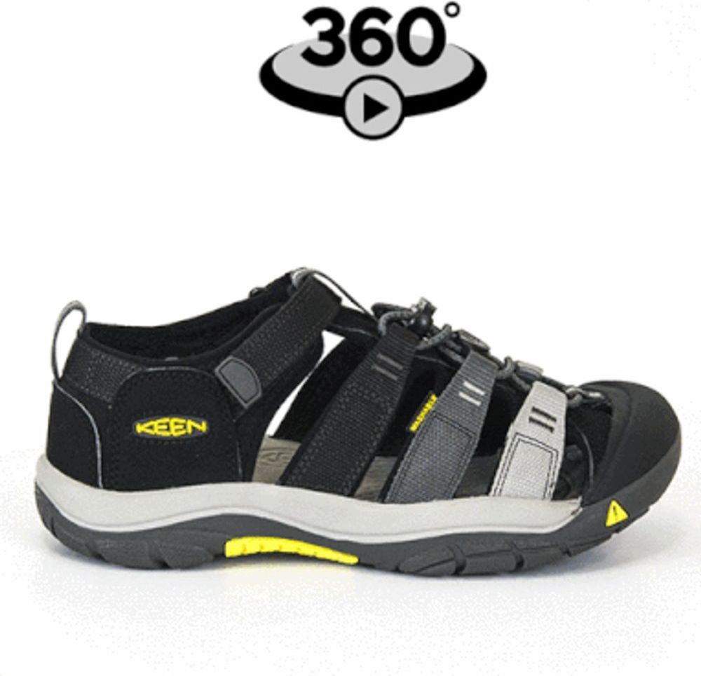 Keen Dětské sandály NEWPORT H2 K black/magnet, Keen, 1020348, černá - 31 - obrázek 2