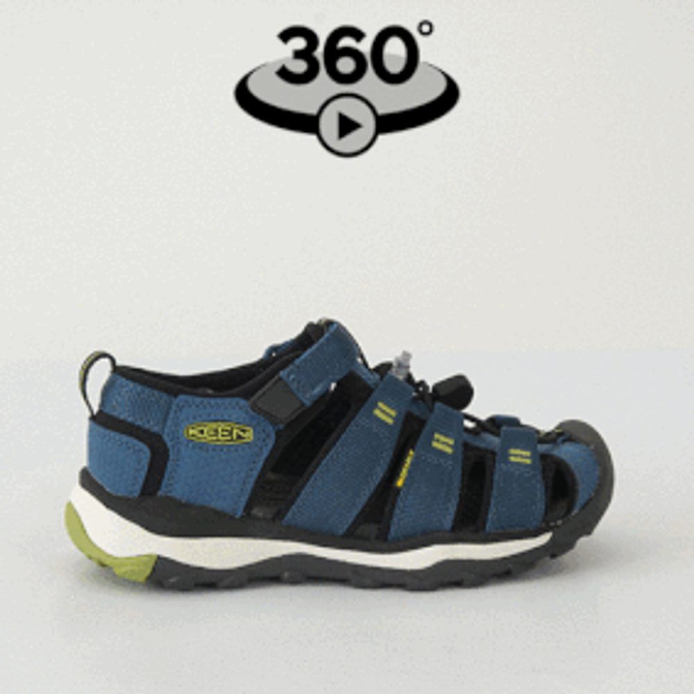 Keen Dětské sandály NEWPORT NEO H2 JR, legion blue/moss, Keen, 1018425, modrá - 39 - obrázek 4