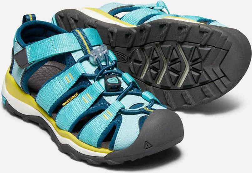 Keen Dětské sandály NEWPORT NEO H2 JR, aqua sea/legion blue, Keen, 1018420, modrá - 39 - obrázek 3