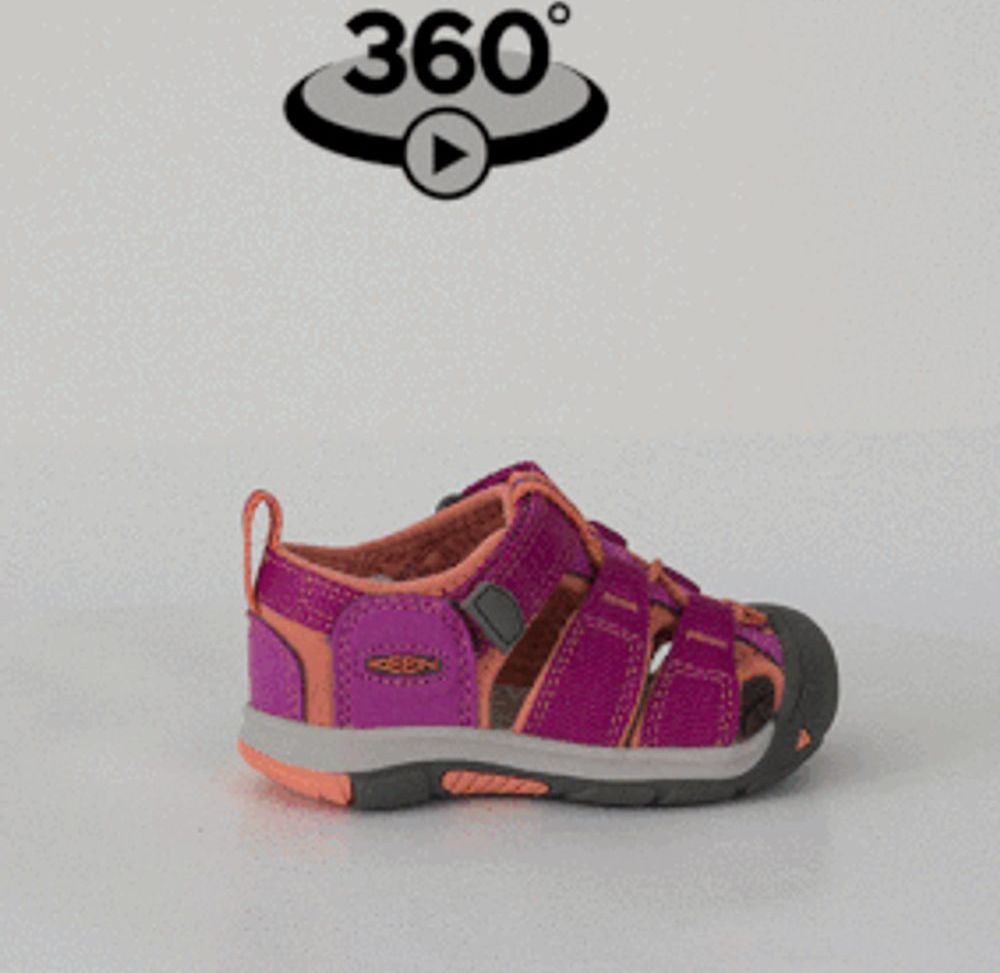 Keen Dětské sandály NEWPORT H2 K very berry/fusion coral, Keen, 1014251, fuchsia - 31 - obrázek 4