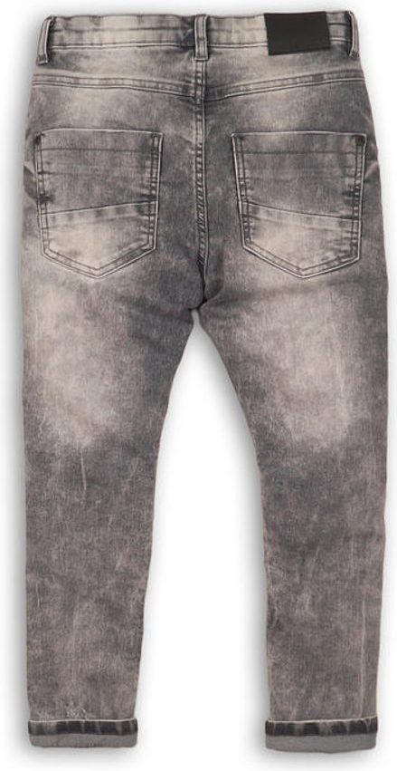 Minoti Kalhoty chlapecké džínové s elastenem, Minoti, LUXE 10, šedá - 98/104 - obrázek 3