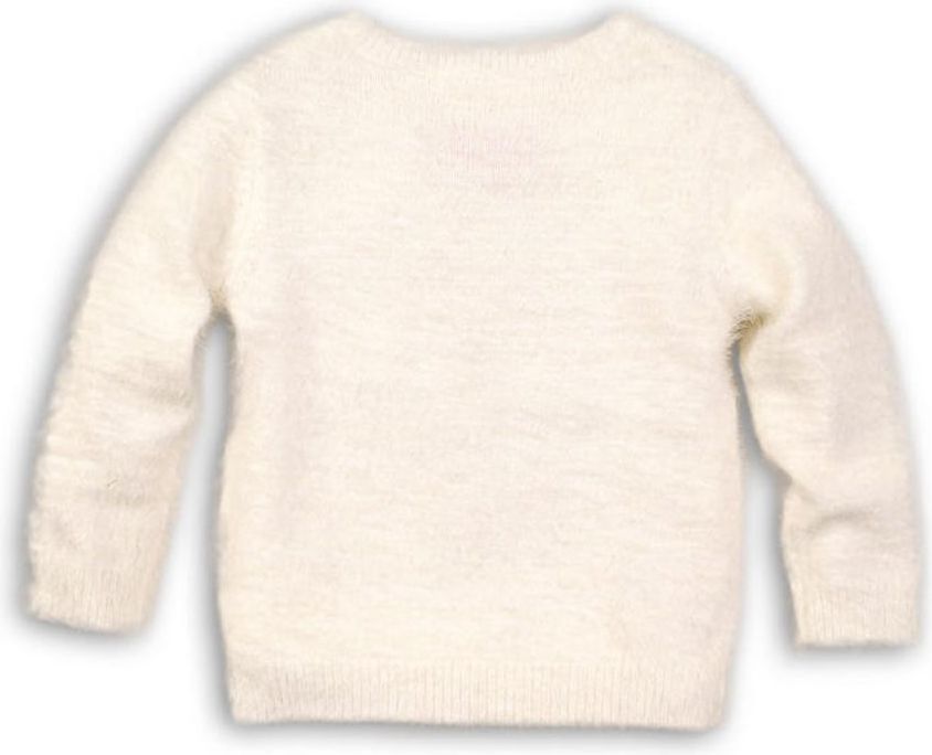 Minoti Svetr divčí s liškou, Minoti, MERGE 7, bílá - 98/104 - obrázek 3