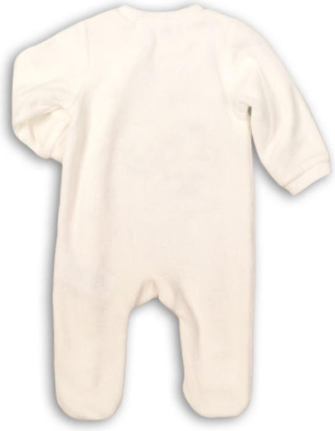 Minoti Overal kojenecký sametový, Minoti, CUDDLE 1, bílá - 68 - obrázek 3
