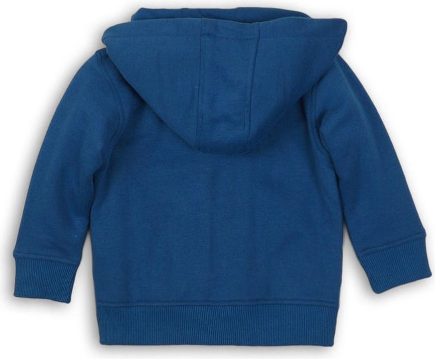 Minoti Mikina chlapecká s kapucí celopropínací, Minoti, TB FLEECE ZIP 5, modrá - 92/98 - obrázek 3
