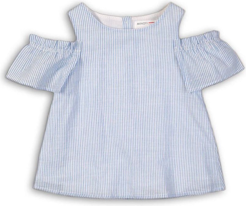 Minoti Halenka dívčí bavlněná, Minoti, Hydrangea 11, modrá - 98/104 - obrázek 1