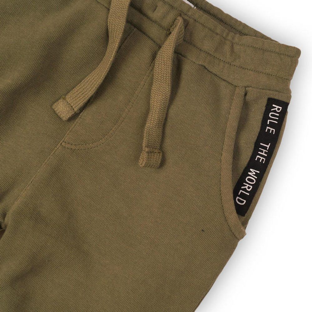 Minoti Tepláky chlapecké, Minoti, Bro 3, khaki - 92/98 - obrázek 2