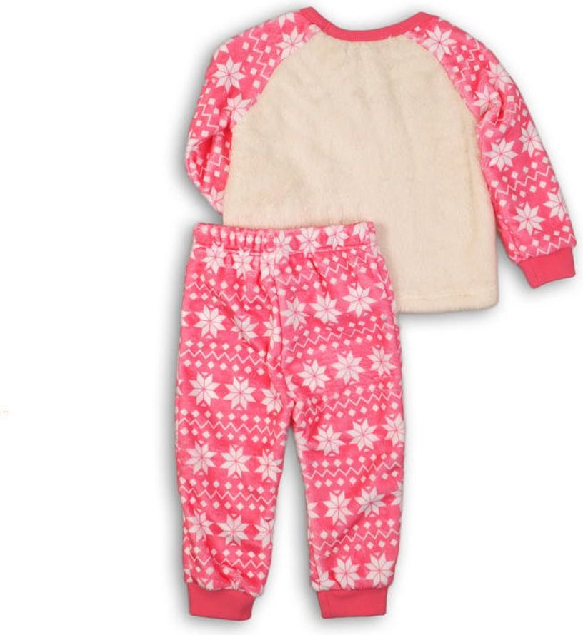 Minoti Pyžamo dívčí fleezové, Minoti, FLUFF 5, holka - 92/98 - obrázek 3