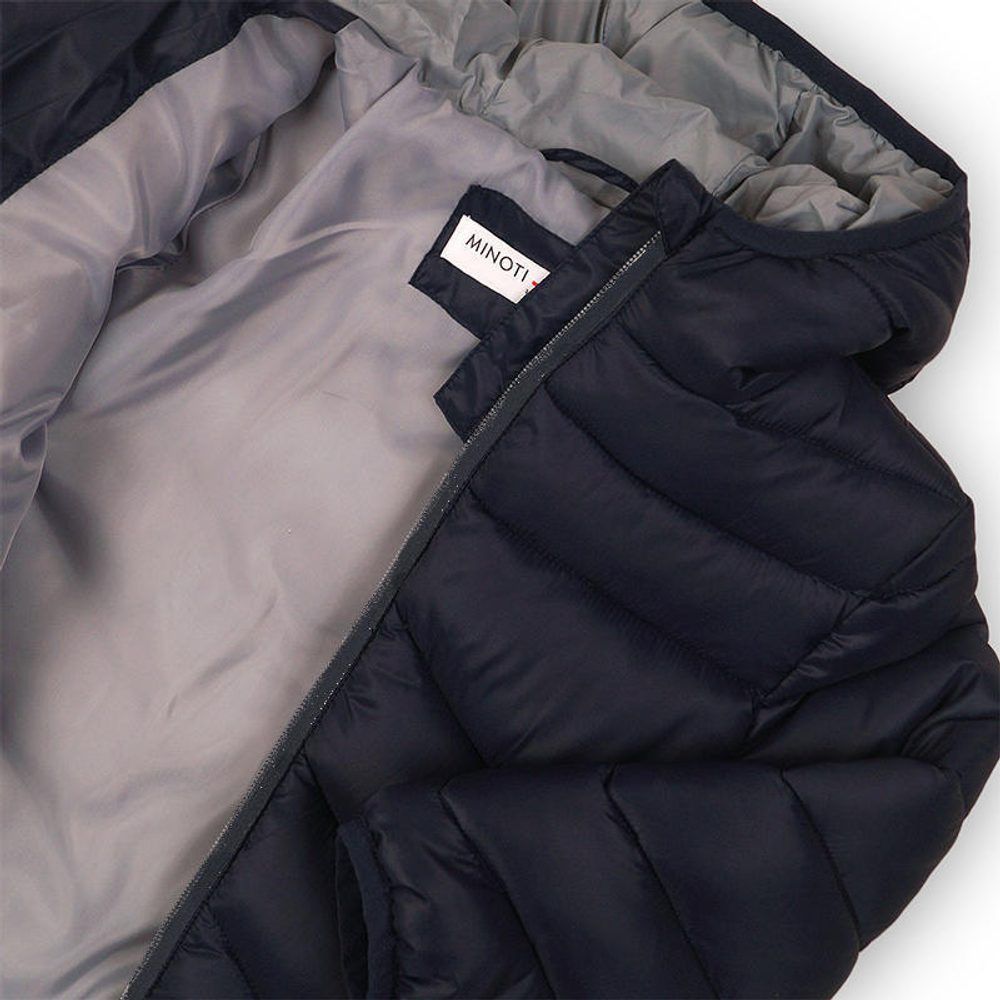 Minoti Bunda chlapecká Puffa, Minoti, BW PAD 31, tmavě modrá - 92/98 - obrázek 2